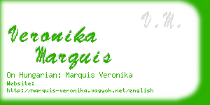 veronika marquis business card